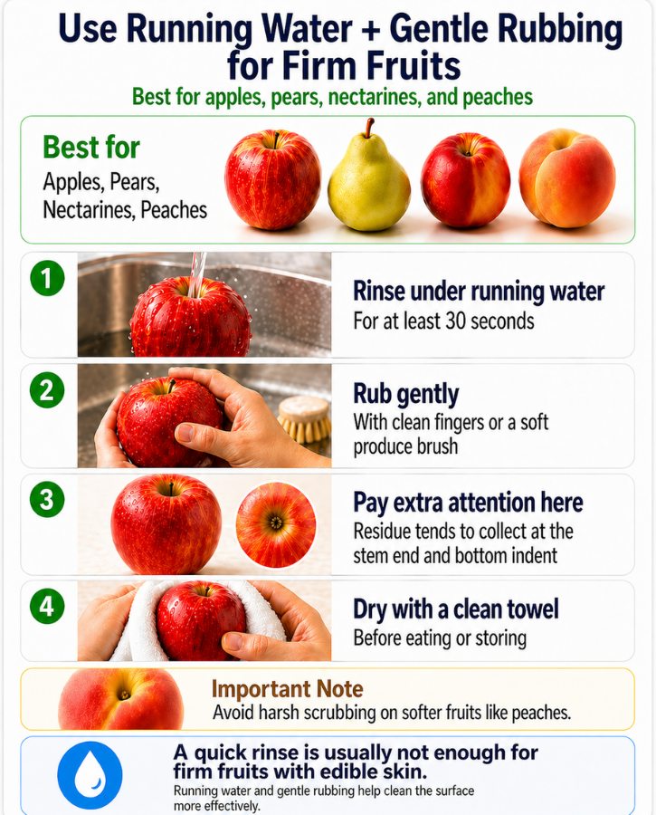 Firm Fruit Washing Guide