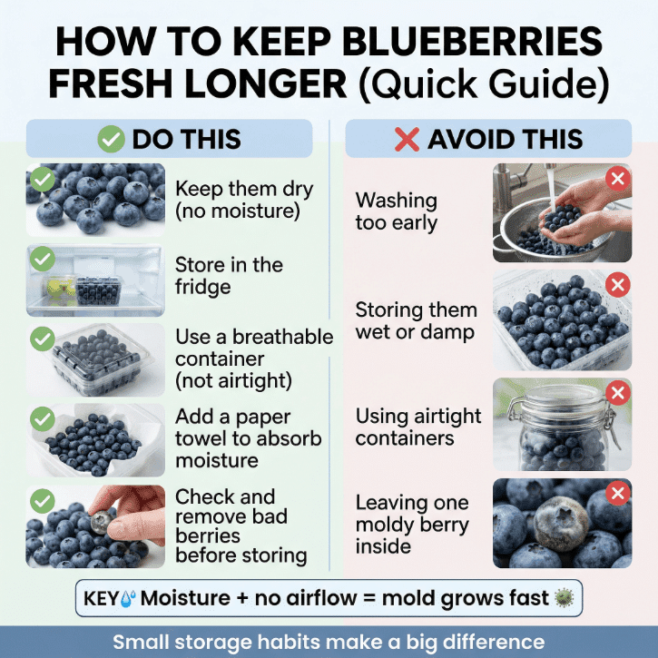 Blueberry Storage Do And Avoid Guide