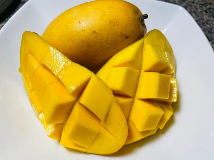 Cut Ataulfo Mango Cubes
