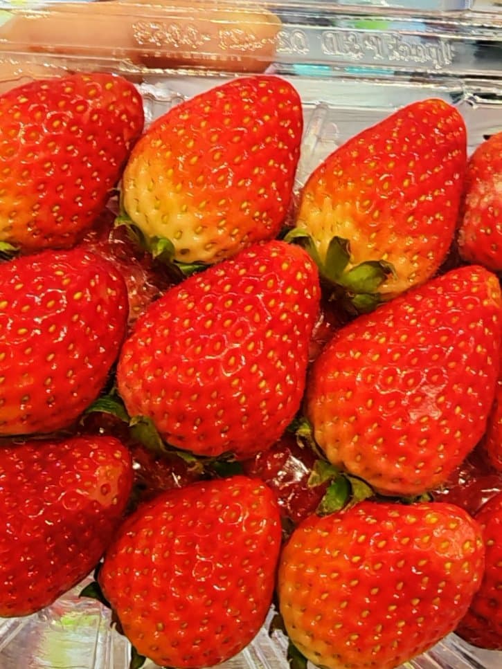 Sunken Seeds On Strawberries