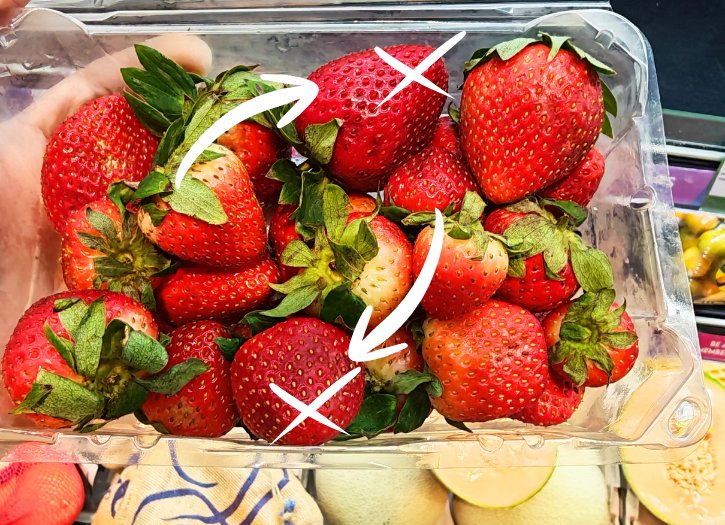 Dull Looking Strawberries