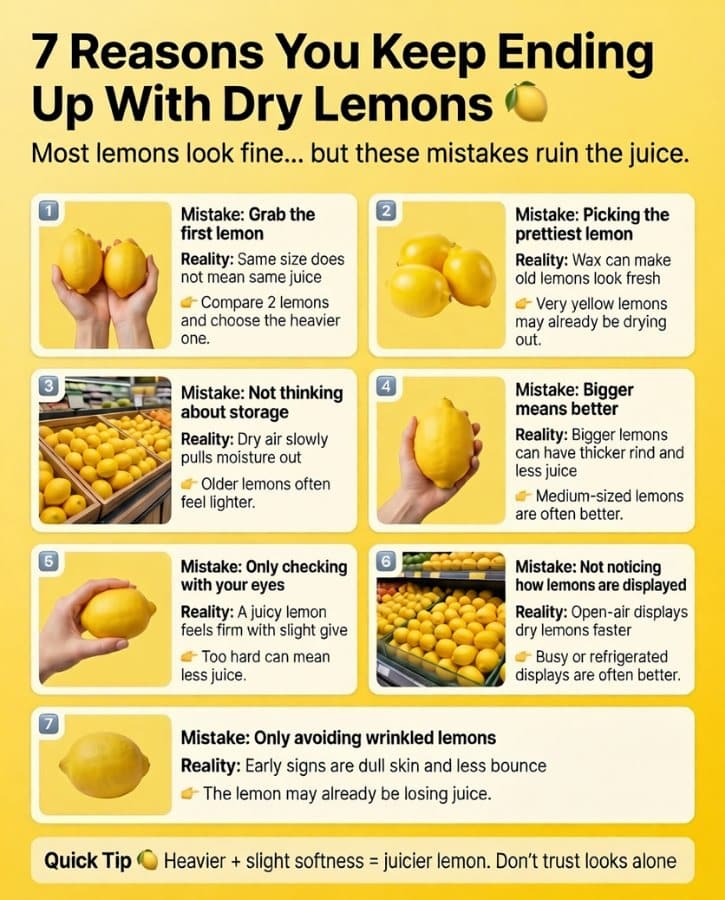 The 7 Reasons You Keep Ending Up With Dry Lemons