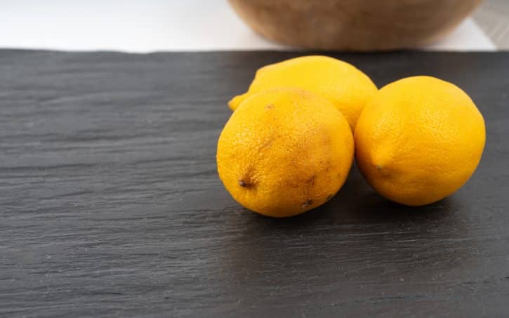 Dried Lemons With Wrinkled Skin