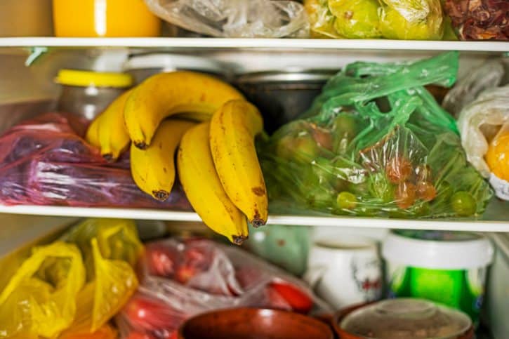 Banana in Refrigerator