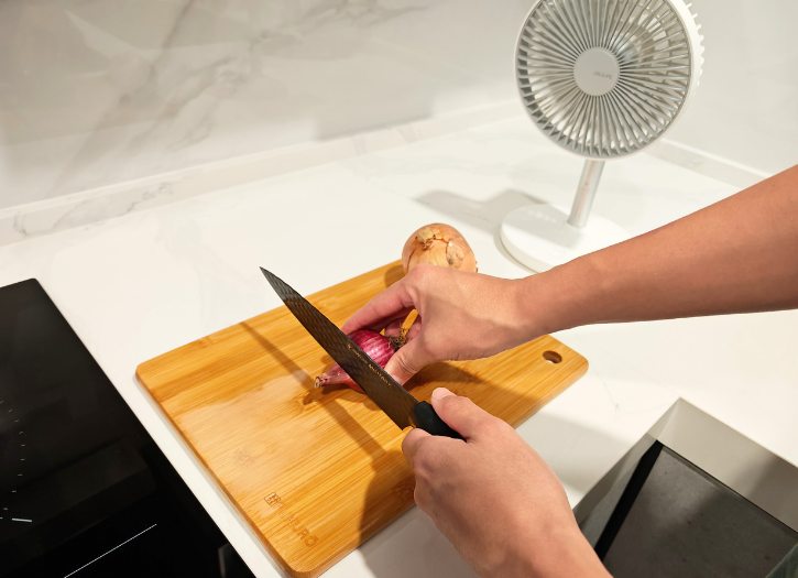 Cut Onion Top Stem End