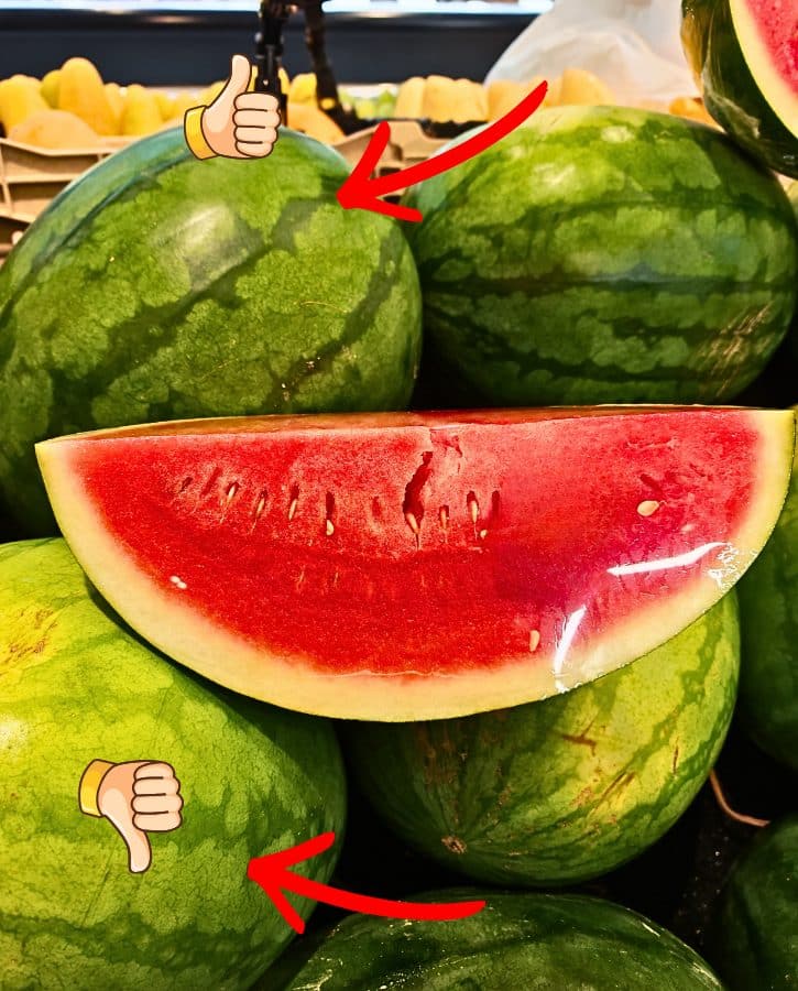 Watermelon Stripe Contrast Good Vs Bad