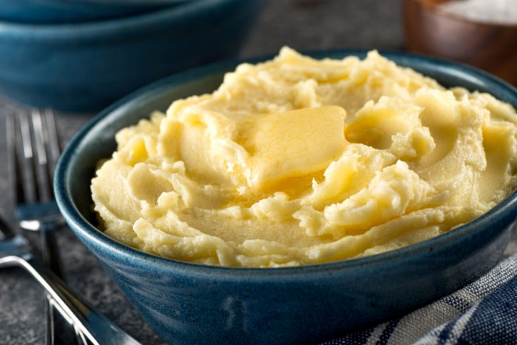 Creamy Mashed Potatoes With Butter