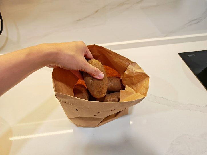 Storing Potatoes In Paper Bag