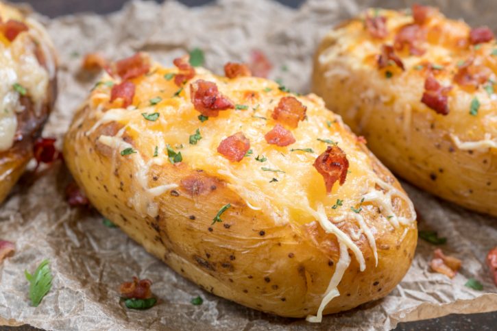 Cheesy Loaded Baked Potatoes