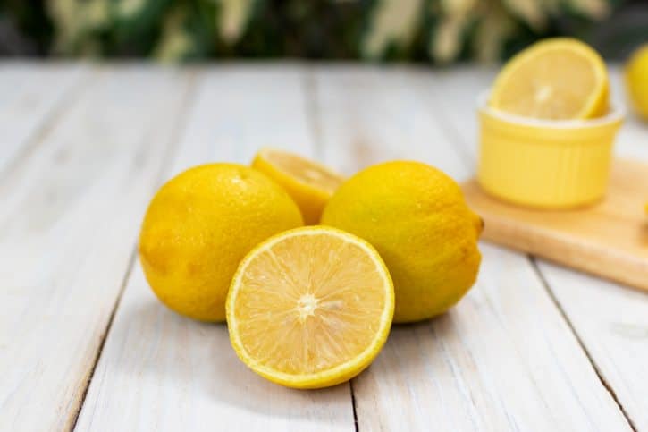 Lisbon Lemons Whole And Cut