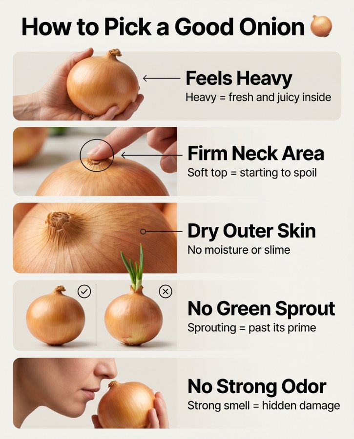 How To Pick Good Onion Guide