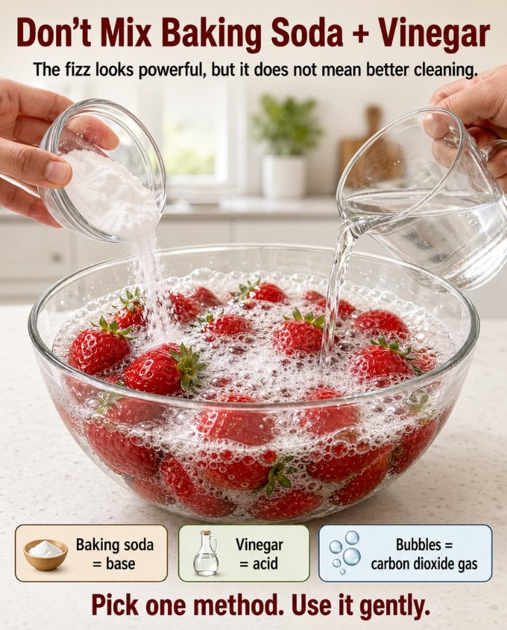 Do Not Mix Baking Soda Vinegar