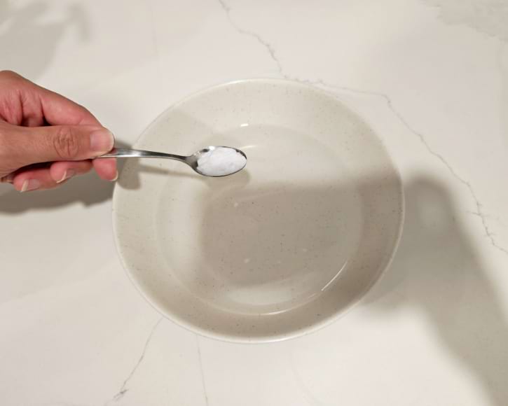 Baking Soda in Water Bowl
