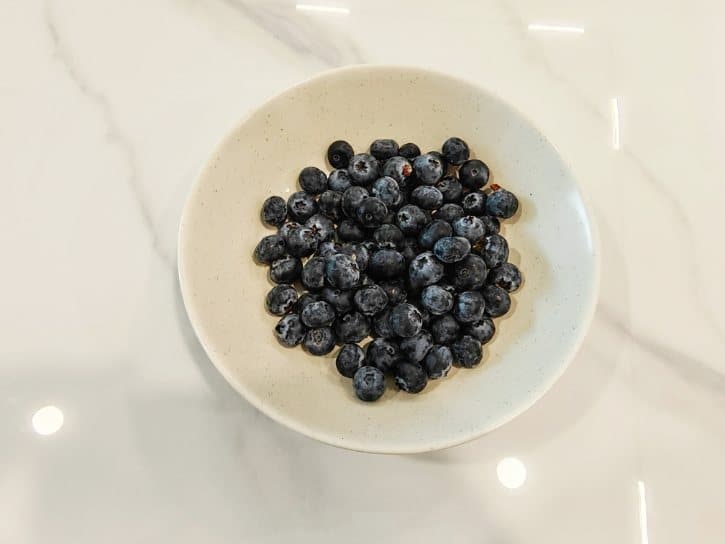 Fresh Blueberries With Natural Bloom